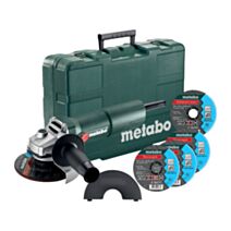 Meuleuse w 750-125 set coffret + 5 accessoires