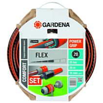 Kit tuyau arrosage Comfort Flex Ø15mm 20m équipé - GARDENA