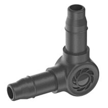 10 Jonctions en L 3/16 4,6mm + Connexion «Easy & Flexible» - GARDENA