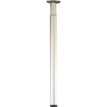 Pied cylindrique réglable brossé H.700 /1100 Ø60 mm - BAR PLUS