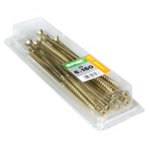 20 vis 6x160 tête fraisée empreinte t-star+ T30 gris SPAX