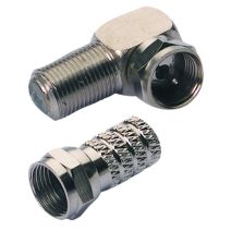 Fiche f coudée mâle/femelle + 1 fiche f - OPTEX