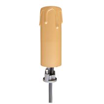 Bougie + douille E14 câblée 6.5cm - TIBELEC