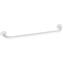 Barre d'Appui Droite 60cm ∅25mm Acier Époxy Blanc - GODONNIER