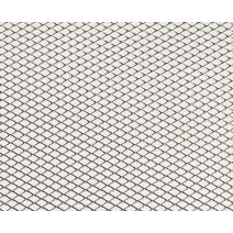 Tôle argente deployée 6x3.3 inox mm.50x40