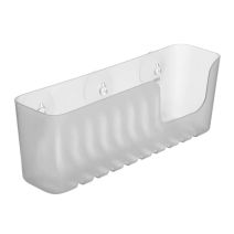 Étagère Rectangulaire à Ventouses 30x8,5x11cm Glace