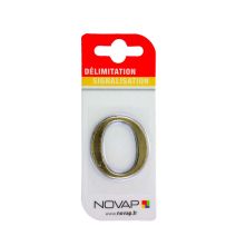 lettre autocollante en relief hauteur 40 mm coloris or o - NOVAP