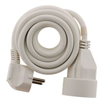 Rallonge électrique ménager 16A Blanc 10m - ZENITECH