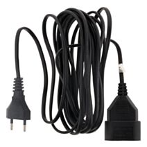 Rallonge électrique ménager 6A Noir 5m - ZENITECH