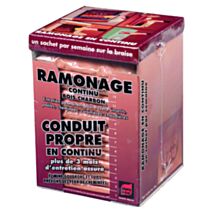 14 sachets pour ramonage continu feu bois et charbon - PYROFEU