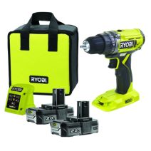 Perceuse visseuse 18V 2 batteries 2Ah - RYOBI