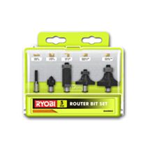 Coffret 5 fraises panachées queue ø 6 mm