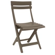 Chaise Miami pliante - taupe - GROSFILLEX