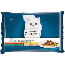 Pâtée Chat Les Filettines 4x85gr - GOURMET PERLE 