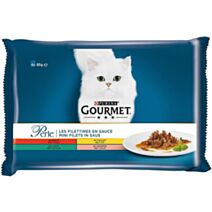 Pâtée Chat Les Filettines 4x85gr - GOURMET PERLE