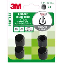 Embout multi-taille noir ∅10 à 14mm - 3M