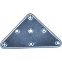 Équerre triangulaire acier Ø8 mm - EVOLUDIS