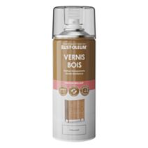 Peinture aérosol vernis bois brillant transparent 400ml - RUST-OLEUM