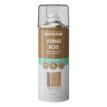 Peinture aérosol vernis bois satin transparent 400ml - RUST-OLEUM