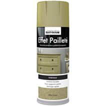Vernis de Protection Intérieur Aérosol 400 ml Effet pailleté Or - RUST-OLEUM