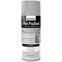 Vernis de Protection Intérieur Aérosol 400 ml Effet pailleté Argent - RUST-OLEUM