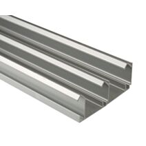 Rail de placard Kit complet Nova2 pour 3 vantaux L2400mm alu