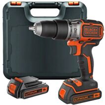 Perceuse à percussion BL188E2K-QW 18V + 2x2,5Ah 28050cps/min - BLACK+DECKER