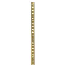 Crémaillère à visser 2000x11MM doré