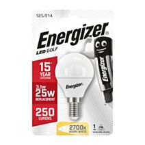 Ampoule LED Sphérique E14 250lm 3,4W 25W 2700K - ENERGIZER