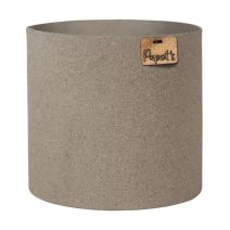 Cache-Pot Cylindre Sable 100% Naturel Ø18cm Taupe - PAPOTS