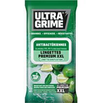 40 Lingettes Antibactériennes XXL - ULTRA GRIME