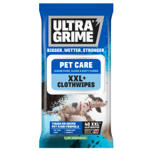 40 Lingettes Animaux de Compagnie XXL - ULTRA GRIME