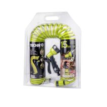 Tuyau flexible torsadé en EVA Ø9mm en 15m Anis TECHNO