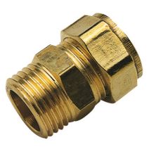 Raccord laiton à compression TC 16 - mâle 20/27
