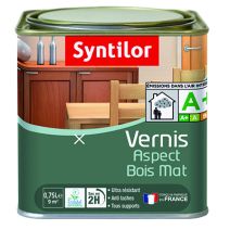 Vernis aspect bois mat incolore 0.75l - SYNTILOR