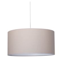 Suspension cylindre coton chanvre Ø38 E27 100W