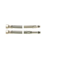  flexible inox de raccordement direct sur robinetterie sanitaire diamètre intérieur 9mm M10/100 F12/17 300mm - DIPRA