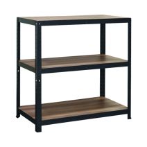 Étagère 3 tablettes COSY chêne/noir