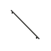 Kit main courante murale aluminium noir RAL9005 2m - SOGEM