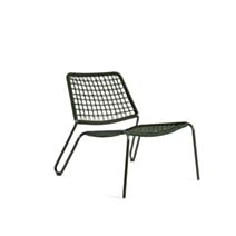 Fauteuil bas Cordea métal Vert