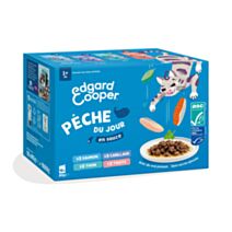 Multipack sachets pêche du jour 12x85g bleu - EDGARD COOPER