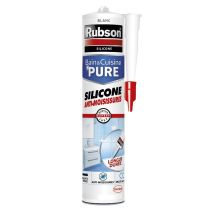 Mastic silicone Bain & Cuisine 280 mL blanc - RUBSON