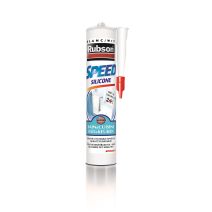 Mastic Speed Silicone Bain & Cuisine blanc 280 mL - RUBSON