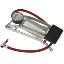 Pompe à pied avec manomètre