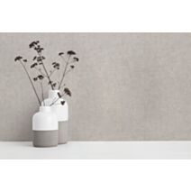 Papier Peint Vinyle Intissé Patiné Annabella Uni Ecru 0,53x10,05m