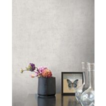 Papier Peint Vinyle Intissé Patiné Annabella Uni Gris 0,53x10,05m