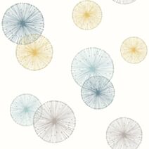 Papier Peint Vinyle Intissé Solane multicolore 0,53x10,05m