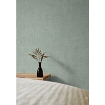 Papier peint vinyle sur intissé Patine Uni Vert Celadon 0,53x10,05m