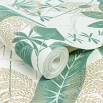 Papier peint vinyle sur intissé Loma Vert 0,53x10m