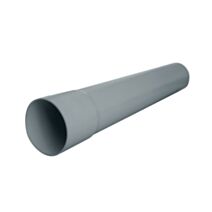 tube de descente pvc 50 gris - 4 m - INTERPLAST